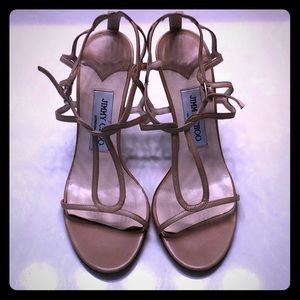 Jimmy Choo Nude Heels 6.5